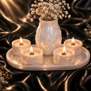 Valguse vabadus- Küünla ja Vaasikomplekt